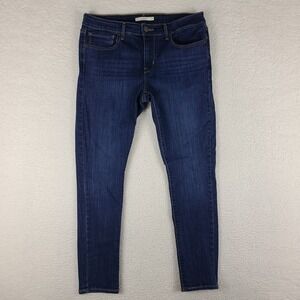 Levi's‎ 711 Jeans Womens 31x28 Skinny Waterless Dark Wash Blue